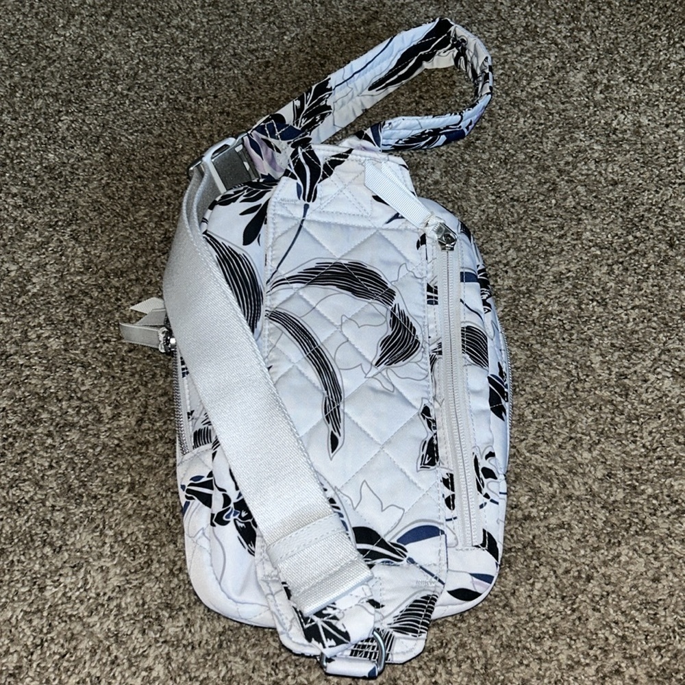 Vera Bradley Performance Twill Utility Sling Backpack Twilight Garden - Picture 2 of 3